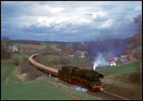 Stollsdorf-Königsfeld Dampf-Güterzuglokomotive 50 3048-8 mit Sandzug 1997