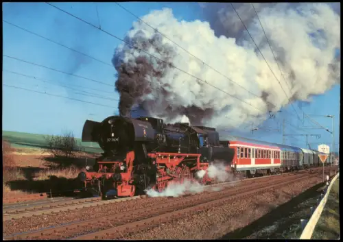 Ansichtskarte Eubigheim-Ahorn Dampf-Güterzuglokomotive 52 7409 2001
