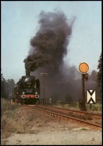 Ansichtskarte Thalheim Traditionslok 50849 im Umland 1985
