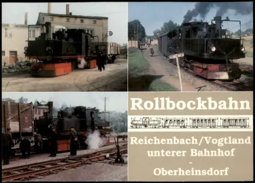 Oberheinsdorf (Vogtland) Rollbockbahn mit Schmalspurlokomotiven 2000