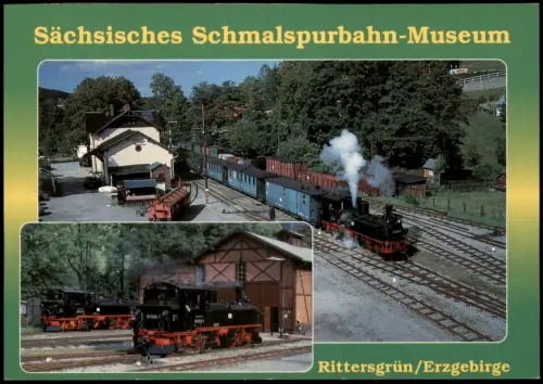Rittersgrün-Breitenbrunn (Erzgebirge) Dampflokomotiven  Sächsischen  2001