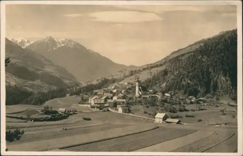 Ansichtskarte Arzl im Pitztal Stadtblick b. Imst - Fotokarte 1930