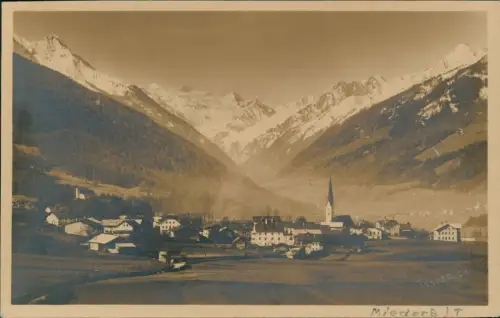 Ansichtskarte Mieders Stubaital Stadtblick - Fotokarte 1930