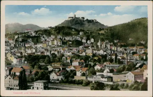 Ansichtskarte Eisenach Stadtpartie 1954