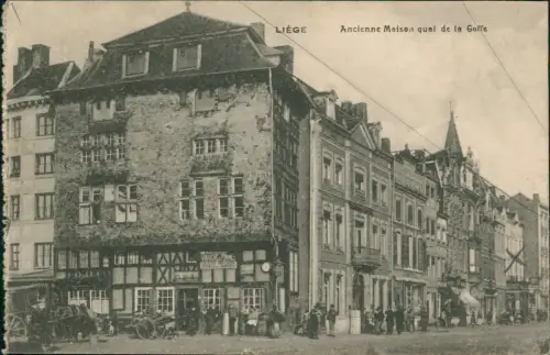 Lüttich Luik Lîdje Liege Ancienne Maison quai de la Goffe 1910