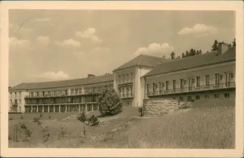 Ansichtskarte Tabarz/Thüringer Wald FDGB-Heim - Fotokarte 1954