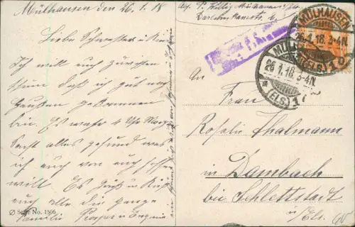 Ansichtskarte  Künstlerkarte Rebhühner am Bachlauf 1918