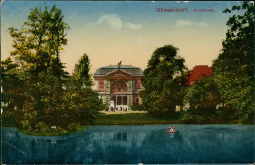Ansichtskarte Düsseldorf Kunsthalle 1916