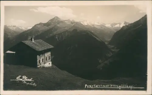 Ansichtskarte Mayrhofen Penkenhütte Tirol Fotokarte 1928