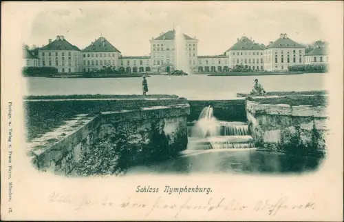 Ansichtskarte München Schloss Nymphenburg 1901