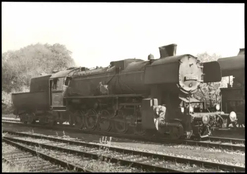 Ansichtskarte  Dampflokomotive Baureihe 52 1971