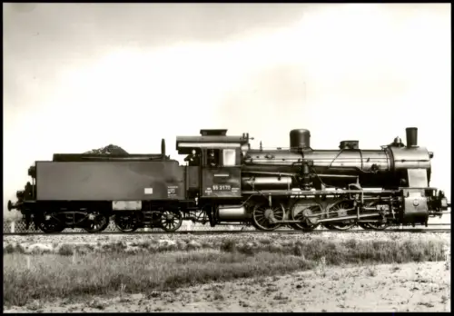 Ansichtskarte  Dampflokomotive Baureihe 55.2 (ehem. pr. G 8) 1970