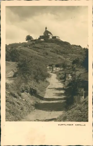 Wurmlingen-Rottenburg am Neckar Weg zur Wurmlinger Kapelle - Fotokarte 1930