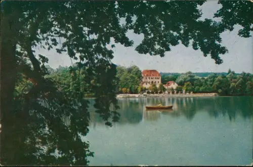 Ansichtskarte Bad Nauheim Das Teichhaus - Naturfarben 1921