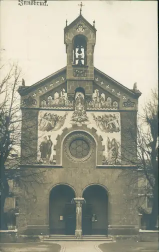 Ansichtskarte Innsbruck Herz-Jesu-Kirche Fotokarte 1909