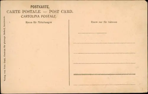 Ansichtskarte Innsbruck Abendstimmung am Inn. 1913