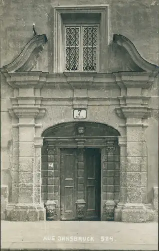Ansichtskarte Innsbruck Ursulinen Innrain 7 - Fotokarte 1909