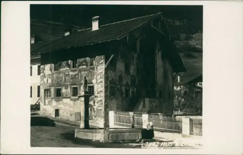 Ansichtskarte Wenns Bemaltes Haus Brunnen - Fotokarte 1930