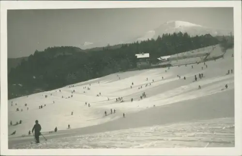 Ansichtskarte Innsbruck Übungsgelände Skifahrer 1930