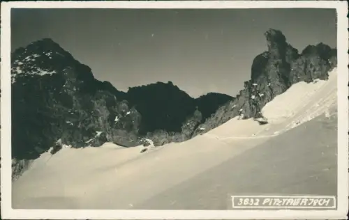 Ansichtskarte Innsbruck Umland-Ansicht Alpen Berge mit PITZTALERJOCH 1930