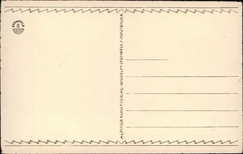 Ansichtskarte Innsbruck Umland-Ansicht Alpen Berge mit PITZTALERJOCH 1930