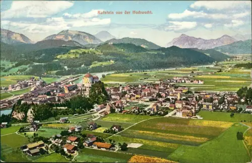 Ansichtskarte Kufstein Panorama-Ansicht Blick von der Hochwacht 1910