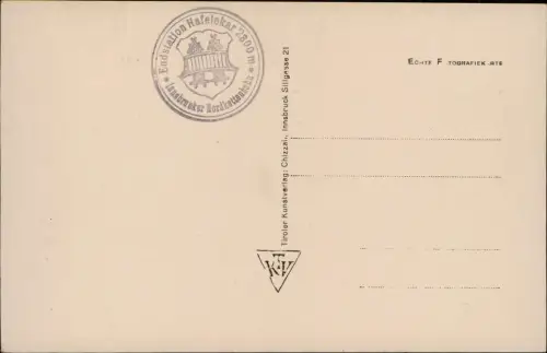 Innsbruck Innsbrucker Nordkettenbahn, Am Weg zum Gleirschjöchl 1930