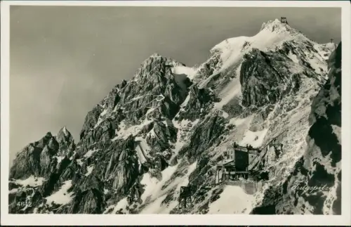 Grainau Zugspitze Bergstation d. Osterr. Schwebebahn, Münchner Haus 1940
