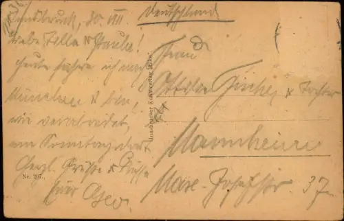 Ansichtskarte Innsbruck Ortsansicht Partie i.d. Herzog Friedrichstrasse 1920