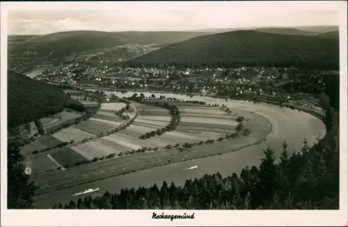 Ansichtskarte Neckargemünd Panorama-Ansicht 1940