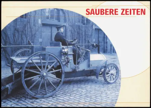 Ansichtskarte  Verkehr/KFZ: Auto Oldtimer Spruch "Saubere Zeiten" 2001
