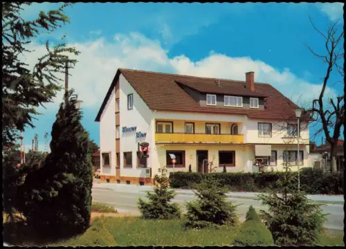 Ansichtskarte Kuppenheim Gasthaus Gaststätte Zum Bahnhof 1975