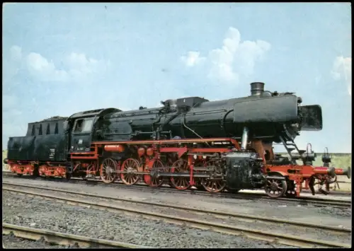 Ansichtskarte  Dampflokomotive Baureihe 50 1970