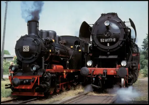 .Sachsen-Anhalt Dampflokomotiven Lok 202  Mansfelder Bergwerksbahn 2000