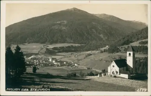 Ansichtskarte Steinach (Tirol) Stadtblick 1933