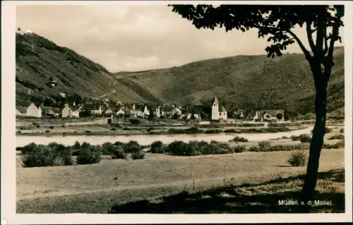Ansichtskarte Müden (Mosel) Blick auf die Stadt 1930
