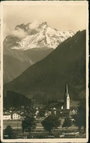 Ansichtskarte Oberstdorf (Allgäu) Stadtblick 1930