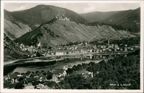 Ansichtskarte Alken (Untermosel) Stadtpartie 1930