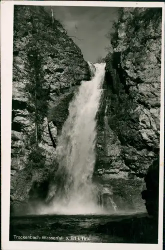 Ansichtskarte Erl Tirol Trockenbach-Wasserfall 1932