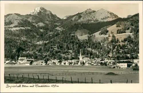 Ansichtskarte Bayrischzell mit Wendelstein 1961