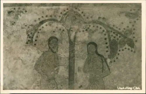 Ansichtskarte Urschalling-Prien Wandgemälde 1930