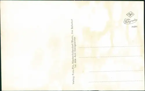 Ansichtskarte Bad Godesberg-Bonn Rhein und Rheindampfer 1940