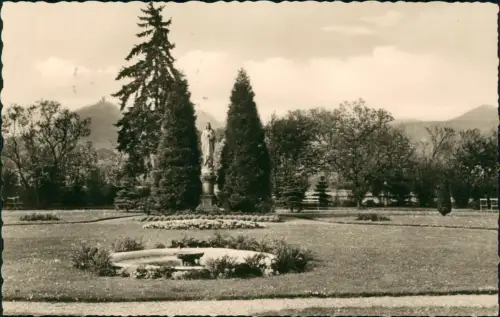Ansichtskarte Nonnenwerth-Remagen Liebfraueninsel Nonnenwerth im Rhein 1950