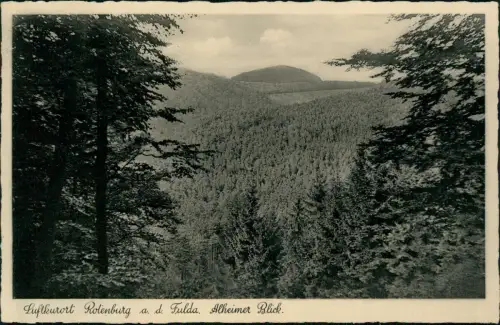Ansichtskarte Rotenburg a. d. Fulda Alheimer Blick 1937