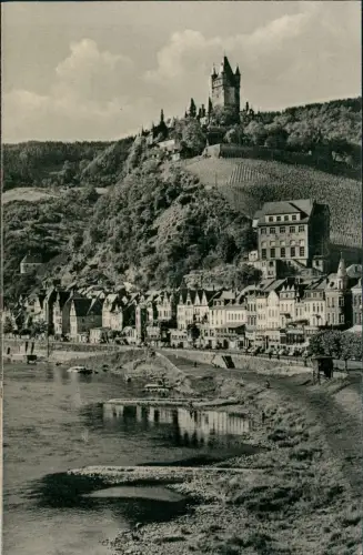 Ansichtskarte Cochem Kochem Mosel - Promenade Burg 1961