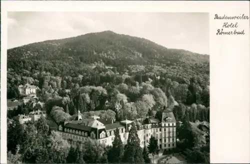 Ansichtskarte Badenweiler Hotel Römerbad 1934