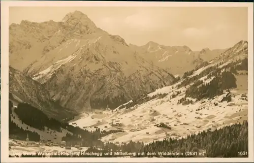 Riezlern-Mittelberg Vorarlberg kleine Walsertal Hirschegg  Winter 1930