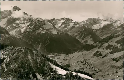 Ansichtskarte Mittelberg/Vorarlberg Bödmen / Kleinwalsertal - Fotokarte 1965