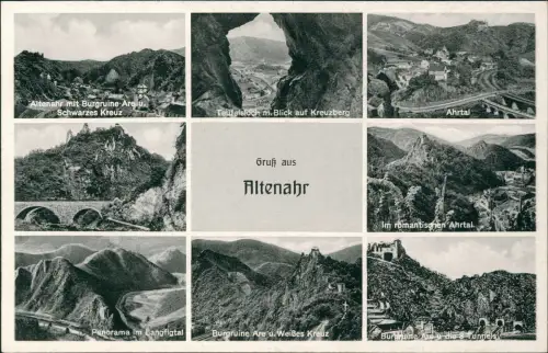 Ansichtskarte Altenahr Stadtteilansichten Mehrbild 1959