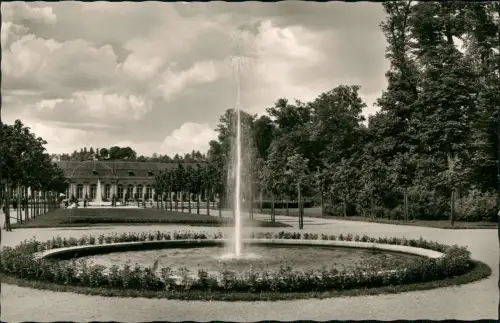Ansichtskarte Ansbach Hofgarten mit Orangerie - Fotokarte 1964
